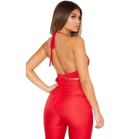 Pretty Little Thing PLUNGE RING DETAIL BRALETTE Size 4 NWT - Picture 2 of 7